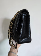 Load image into Gallery viewer, Chanel Classic Medium Flap Black Caviar 24k Gold