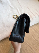 Load image into Gallery viewer, Chanel Small Classic Flap Black Caviar Gold Hw
