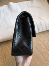 Load image into Gallery viewer, Chanel Vintage Small Classic Flap Black Lambskin 24k Gold