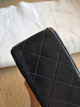 Load image into Gallery viewer, Chanel Vintage Small Classic Flap Black Lambskin 24k Gold