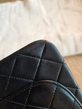 Load image into Gallery viewer, Chanel Vintage Small Classic Flap Black Lambskin 24k Gold