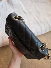 Load image into Gallery viewer, Chanel 17c Mini Rectangle Black Caviar Gold Hw