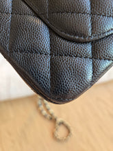 Load image into Gallery viewer, Chanel 17c Mini Rectangle Black Caviar Gold Hw
