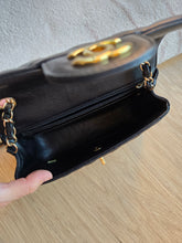Load image into Gallery viewer, Chanel 17c Mini Rectangle Black Caviar Gold Hw