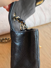 Load image into Gallery viewer, Chanel 17c Mini Rectangle Black Caviar Gold Hw