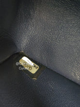 Load image into Gallery viewer, Chanel 17B Navy Blue Caviar Mini Rectangle Gold Hw