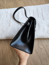 Load image into Gallery viewer, Hermes Mini Kelly 20 Vintage Box Leather Black Gold Hw