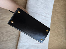 Load image into Gallery viewer, Hermes Mini Kelly 20 Vintage Box Leather Black Gold Hw