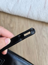 Load image into Gallery viewer, Hermes Mini Kelly 20 Vintage Box Leather Black Gold Hw