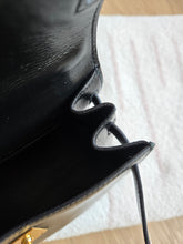 Load image into Gallery viewer, Hermes Mini Kelly 20 Vintage Box Leather Black Gold Hw