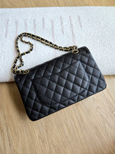Load image into Gallery viewer, Chanel Classic Medium Flap Black Caviar 24k Gold