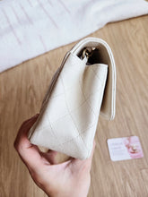 Load image into Gallery viewer, Chanel 17c Ivory Caviar Mini Rectangle Gold Hw