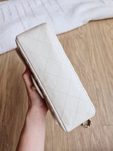 Load image into Gallery viewer, Chanel 17c Ivory Caviar Mini Rectangle Gold Hw