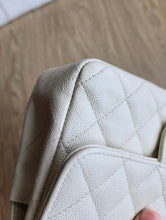 Load image into Gallery viewer, Chanel 17c Ivory Caviar Mini Rectangle Gold Hw