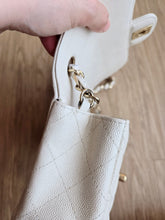 Load image into Gallery viewer, Chanel 17c Ivory Caviar Mini Rectangle Gold Hw
