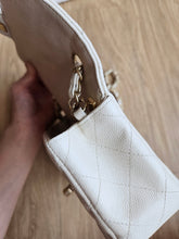 Load image into Gallery viewer, Chanel 17c Ivory Caviar Mini Rectangle Gold Hw
