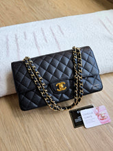 Load image into Gallery viewer, Chanel Classic Medium Flap Black Caviar 24k Gold