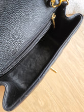 Load image into Gallery viewer, Chanel Mini Caviar Square Black 24k Gold Hardware