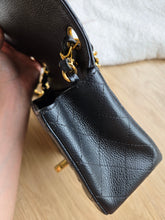 Load image into Gallery viewer, Chanel Mini Caviar Square Black 24k Gold Hardware