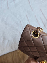 Load image into Gallery viewer, Chanel Mocha Dark Beige Small Classic Flap Vintage 24k Gold