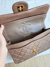 Load image into Gallery viewer, Chanel Mocha Dark Beige Small Classic Flap Vintage 24k Gold