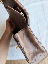 Load image into Gallery viewer, Chanel Mocha Dark Beige Small Classic Flap Vintage 24k Gold