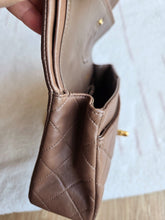 Load image into Gallery viewer, Chanel Mocha Dark Beige Small Classic Flap Vintage 24k Gold