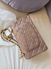 Load image into Gallery viewer, Chanel Mocha Dark Beige Small Classic Flap Vintage 24k Gold