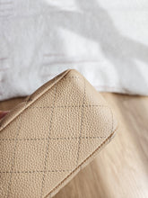 Load image into Gallery viewer, Chanel Classic Medium Flap Beige Claire Caviar 24k Gold