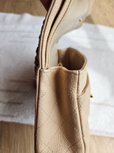 Load image into Gallery viewer, Chanel Classic Medium Flap Beige Claire Caviar 24k Gold