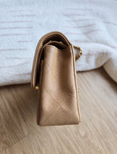 Load image into Gallery viewer, Chanel Dark Beige Caviar Small Classic Flap 24k Gold