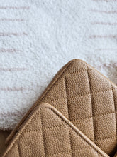 Load image into Gallery viewer, Chanel Dark Beige Caviar Small Classic Flap 24k Gold