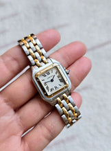 Load image into Gallery viewer, Cartier Small Panthere Watch Steel/Gold