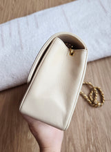 Load image into Gallery viewer, Chanel Ivory Beige Diana Small 24k Gold