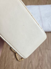 Load image into Gallery viewer, Chanel Ivory Beige Diana Small 24k Gold