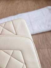 Load image into Gallery viewer, Chanel Ivory Beige Diana Small 24k Gold