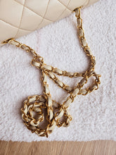 Load image into Gallery viewer, Chanel Ivory Beige Diana Small 24k Gold
