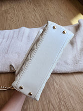 Load image into Gallery viewer, Chanel Pearlescent Ivory Coco Handle Caviar Small Champagne Gold Hardware