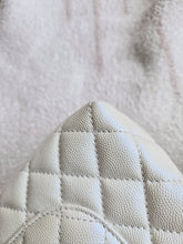 Load image into Gallery viewer, Chanel Pearlescent Ivory Coco Handle Caviar Small Champagne Gold Hardware