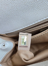 Load image into Gallery viewer, Chanel Pearlescent Ivory Coco Handle Caviar Small Champagne Gold Hardware