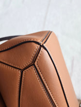 Load image into Gallery viewer, Loewe Classic Mini Puzzle Bag in Tan Calfskin