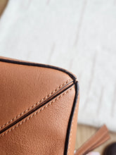 Load image into Gallery viewer, Loewe Classic Mini Puzzle Bag in Tan Calfskin