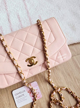 Load image into Gallery viewer, Chanel Powder Pink Diana Small 24k Gold