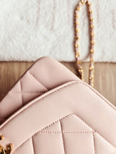 Load image into Gallery viewer, Chanel Powder Pink Diana Small 24k Gold