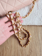 Load image into Gallery viewer, Chanel Powder Pink Diana Small 24k Gold