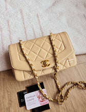 Load image into Gallery viewer, Chanel Dark Beige Diana Small 24k Gold
