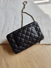 Load image into Gallery viewer, Chanel 17c Black Caviar Mini Rectangle Gold Hw
