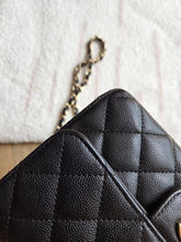 Load image into Gallery viewer, Chanel 17c Black Caviar Mini Rectangle Gold Hw