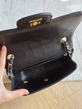 Load image into Gallery viewer, Chanel 17c Black Caviar Mini Rectangle Gold Hw