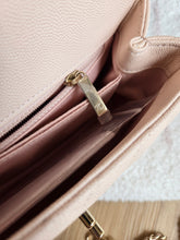 Load image into Gallery viewer, Chanel 20A Baby Pink Coco Handle Small Caviar Gold Hw